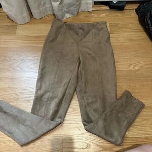 Zara suede leggings